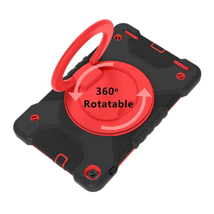 Custom Anti Explosion Protective  360 Rotating Stand Strap EVA Foam Shockproof Kids For samsung A7 10.4  Inch Kids Tablet case