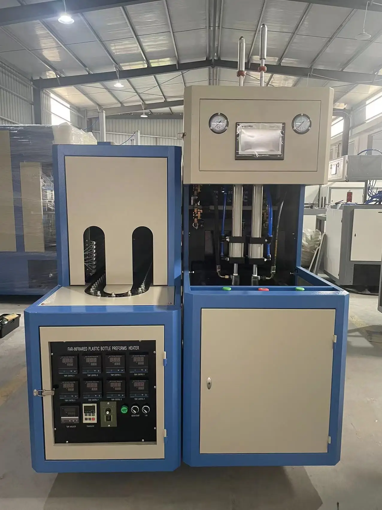 Semi Automatic PET Blow Molding Machine for 100-3000ml 2cavity 1000bph plastic bottle blowing machine price blower machine