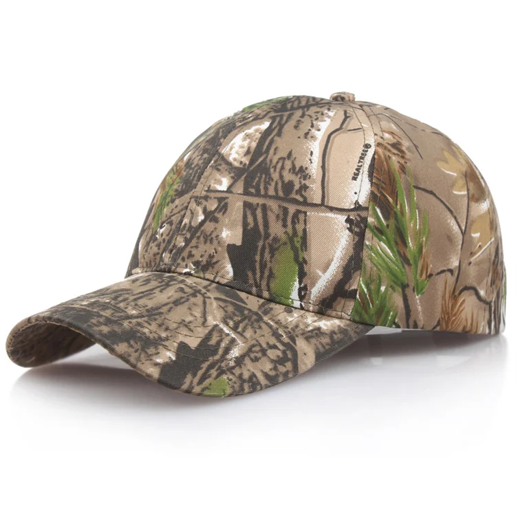 Factory Oem Fashion Customizable Camouflage Outdoor Sport Hats Multiple Styles Logo Choice Baseball Caps