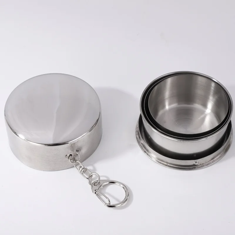 Stainless Steel Folding Telescopic Cup Portable Outdoor Shot Glass