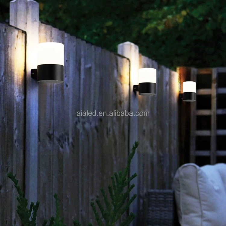 Waterproof IP65 acrylic wall lamp outdoor dooryard led light garden park courtyard exterior wall lamp outside lighting
