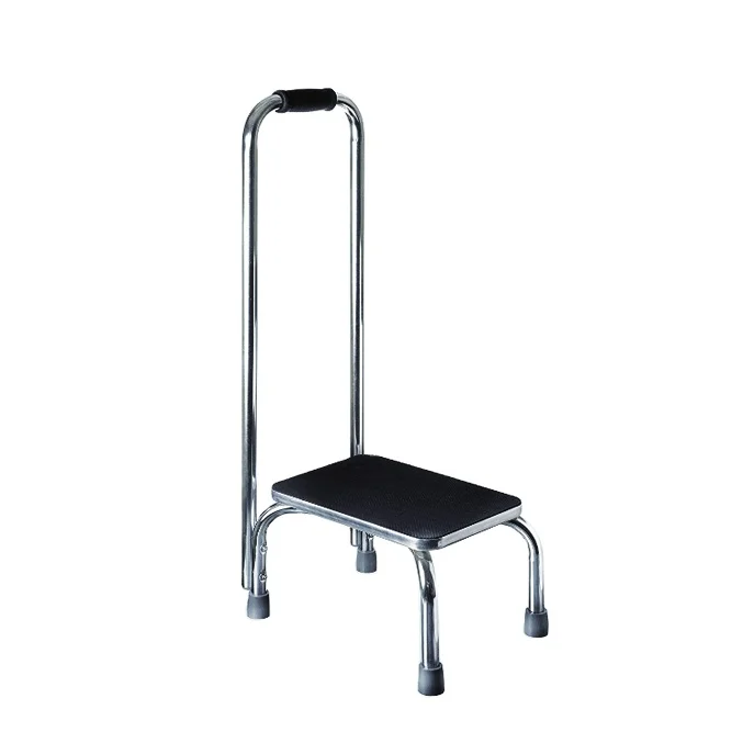 Portable Stainless Steel Ladder Step Stool With Handle for Adults and Seniors