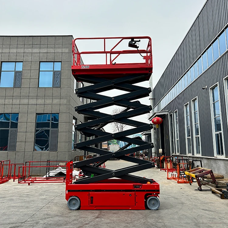 6-22m Scissor Lift Portable Scissor Lift Elevator Movable Hydraulic Aerial Lifting Platform