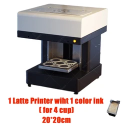 Mini Coffee Printer Automatic 3d Latte Machine DIY Printing Photo printer On Food like Cake Bread Coffee 20X20cm Print