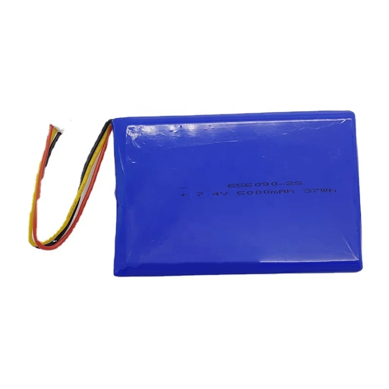 656090-2S1P 2S 7 4 V 5000mAh перезаряжаемый литий-ионный полимерный аккумулятор с разъемом pcb и NTC