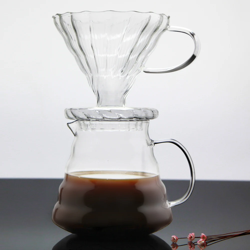 Clear 600ml Coffee Server, Standard Glass Coffee Carafe, Coffee Pot