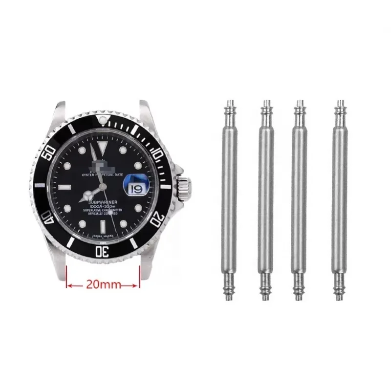 Stock 18 20 22 24 MM Rollex Watch Replacement Watch Strap Spring Bar