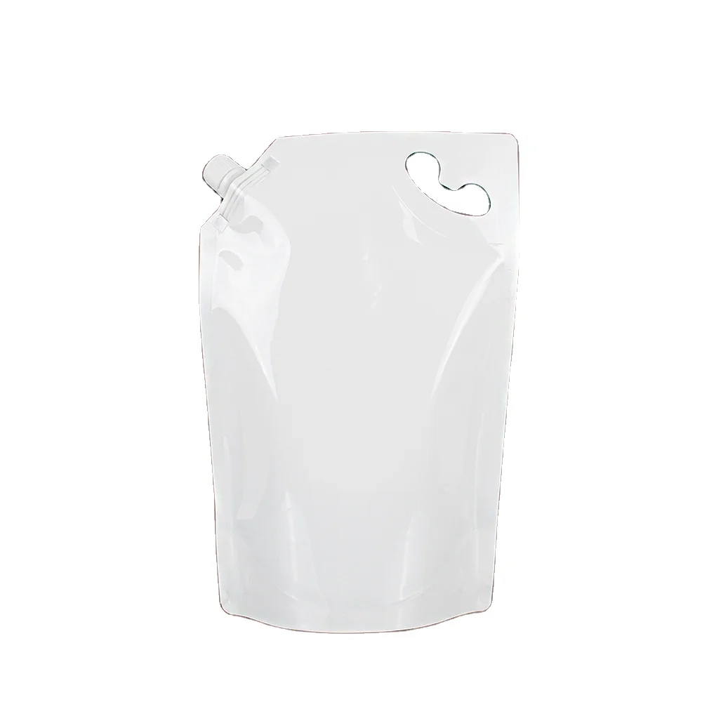 Plastic Packaging Stand Up Matte Bags Custom Printed Spout Coffee Bag with Logo
