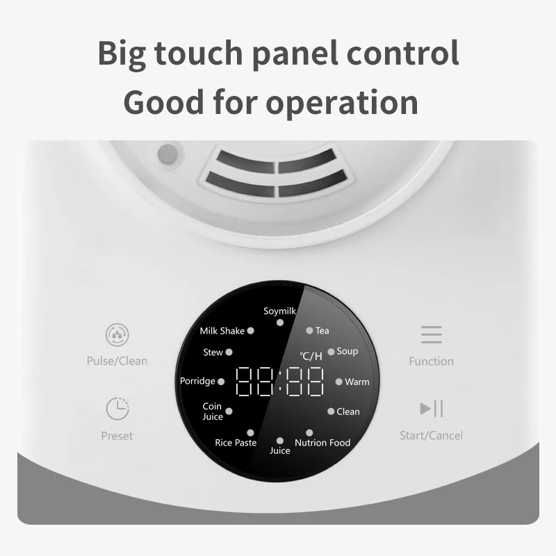 China quality supplier new design super thin baby food processor machine hot food soy milk juicer blender soup maker