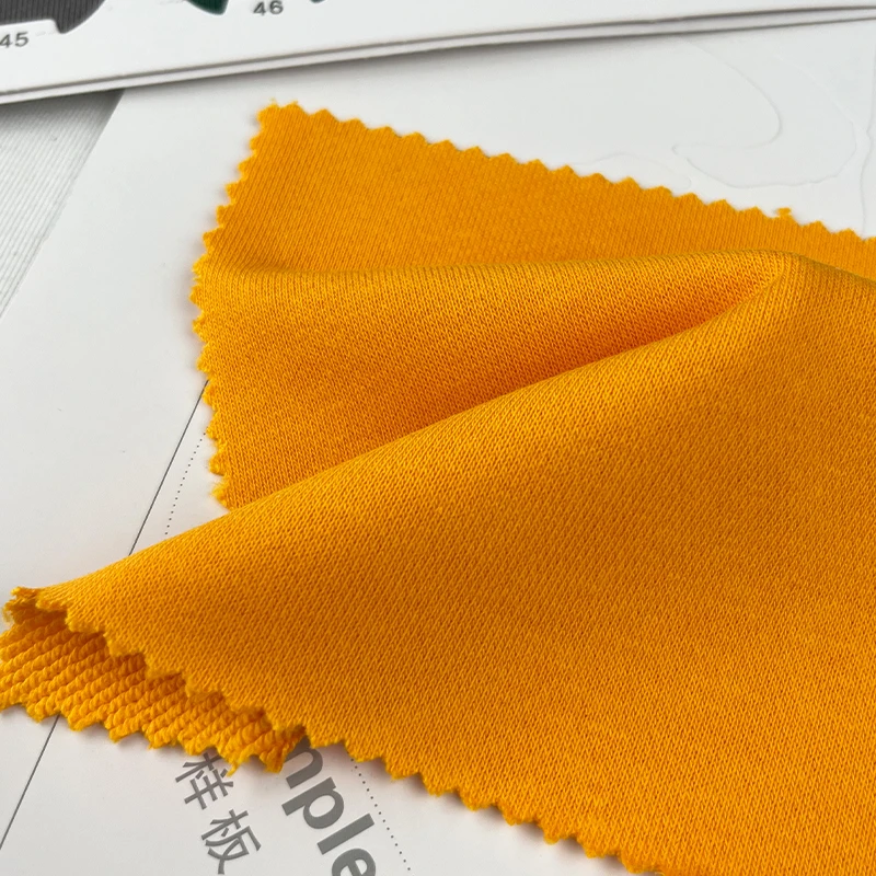 Французский махровый свитер с двойной нитью 310Gsm 85% хлопок 15% полиэстер трикотажная ткань для толстовки