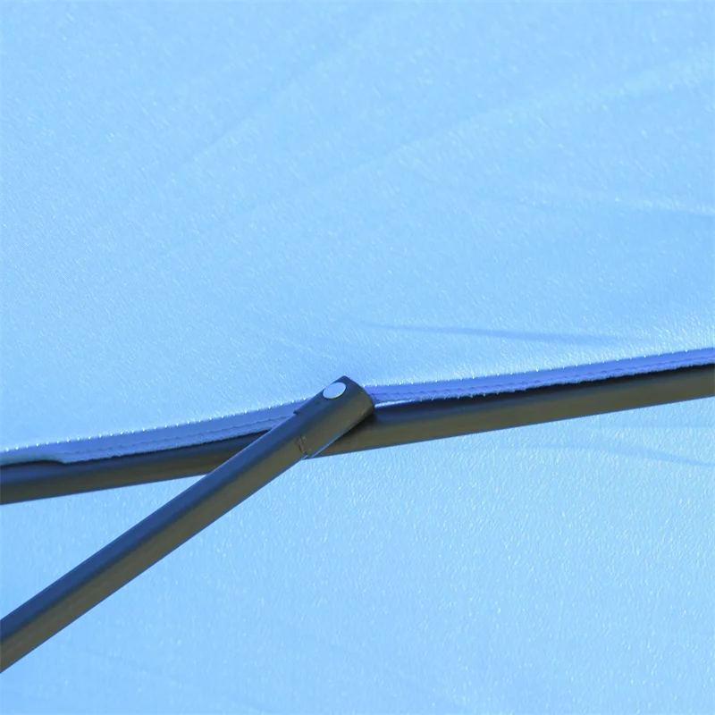 Discount half umbrella balcony cantilever garden patio leisure beach parasol base outdoor cafe umbrella