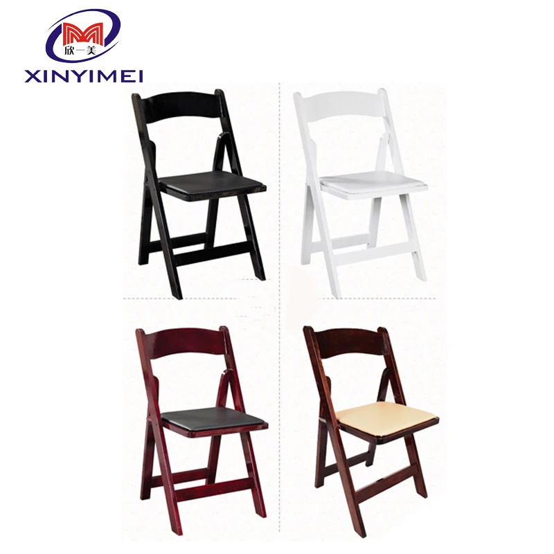 Popular design wholesale wood folding wimbledon chair
