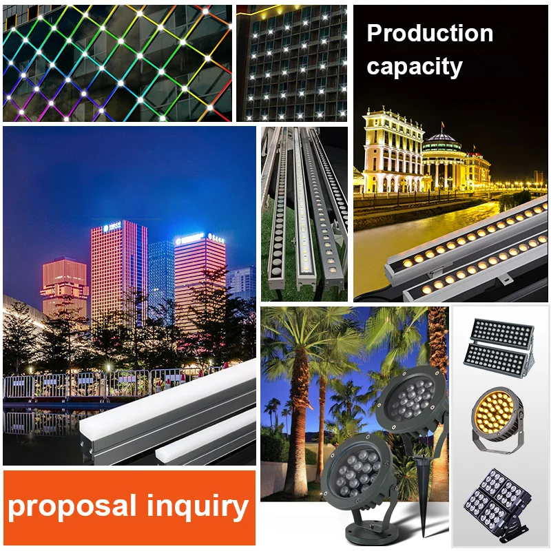 Circuitry Design Solutions IP65 Slim RGB Decoration Lighting LED Wall Washer Building Exterior Lights
