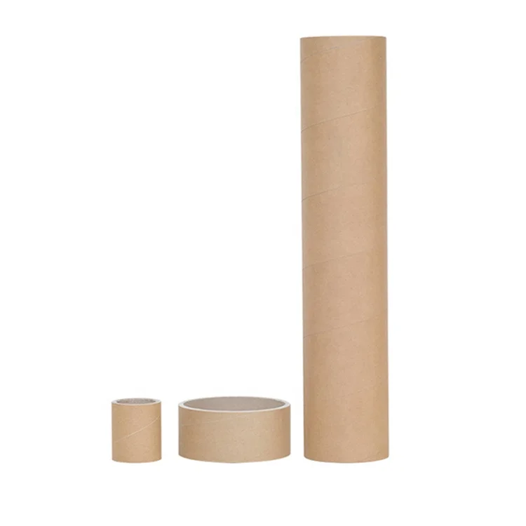 Low Factory Price Eco-Friendly Cylindrical Cardboard Tube Packaging For Yarn Textile Used