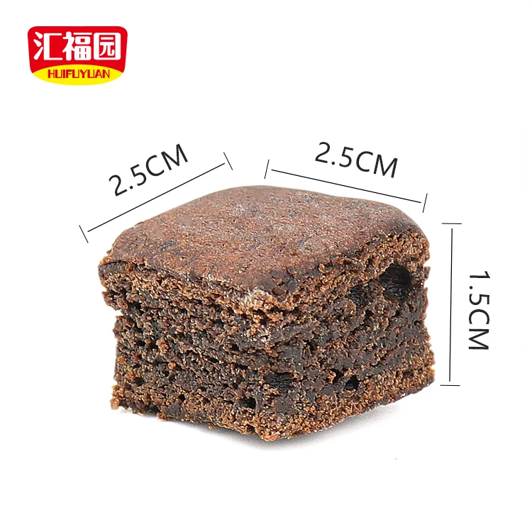 
Bag packing softy cakes of dark chocolate 