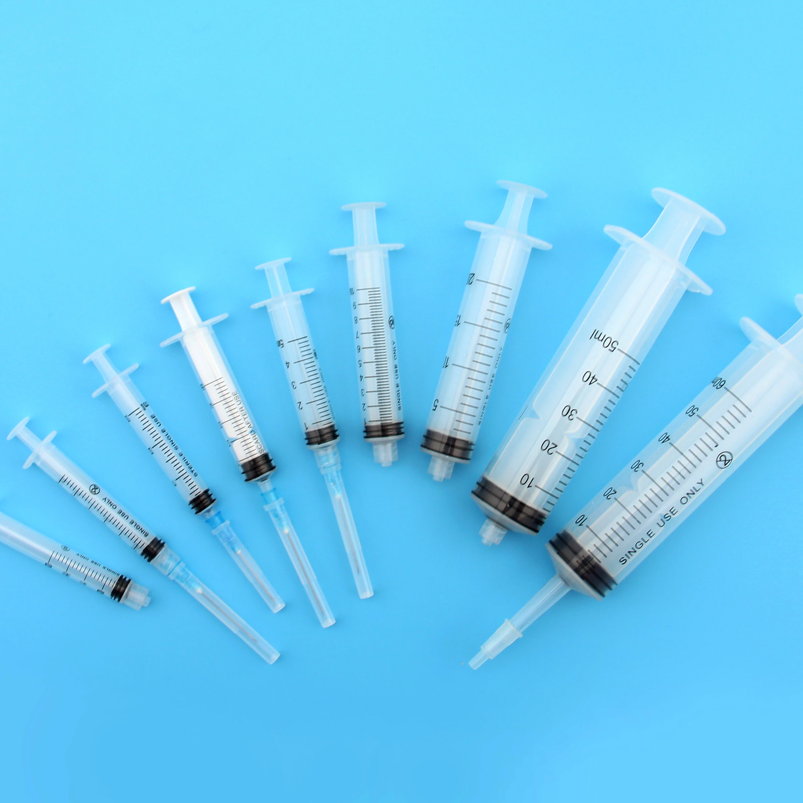 Sterile Medical Disposable Plastic Safety Vaccine Luer Lock And Luer Slip Syringes With Needle (1600366836635)