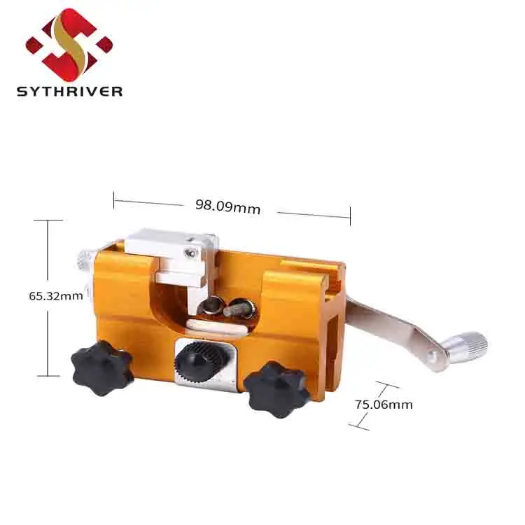 DIY hand manual chain sharpener mill