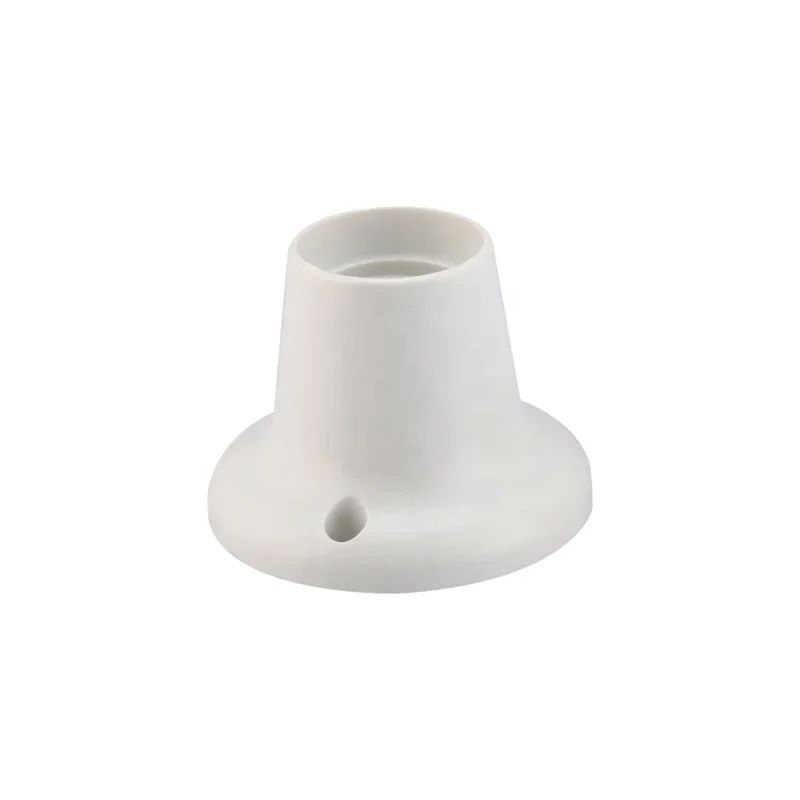 White Color Base Vintage Plastic E27 Lamp Blub Holder With Fire-proof