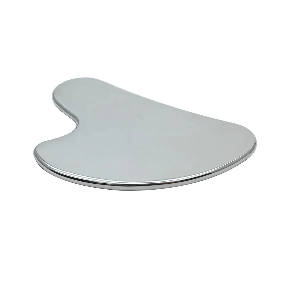 Stainless Steel Jade Roller and Gua sha set for Facial Massage