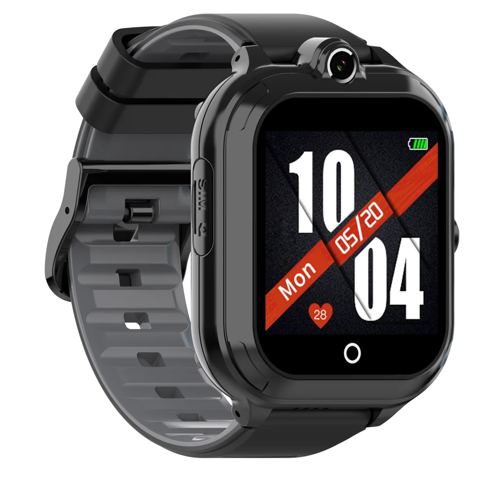 DF84 2024 Custom Ce Rohs Kids GPS Smart Watch With Games Flip Camera Educational Toys Watch Child For Boys Girls Children