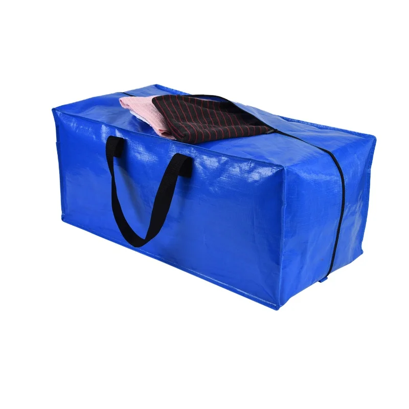 Clothing Moving Blue Large Christmas Decoration Storage Bag Totes With Zippers Heavy Duty Christmas Decoration Storage Bag
