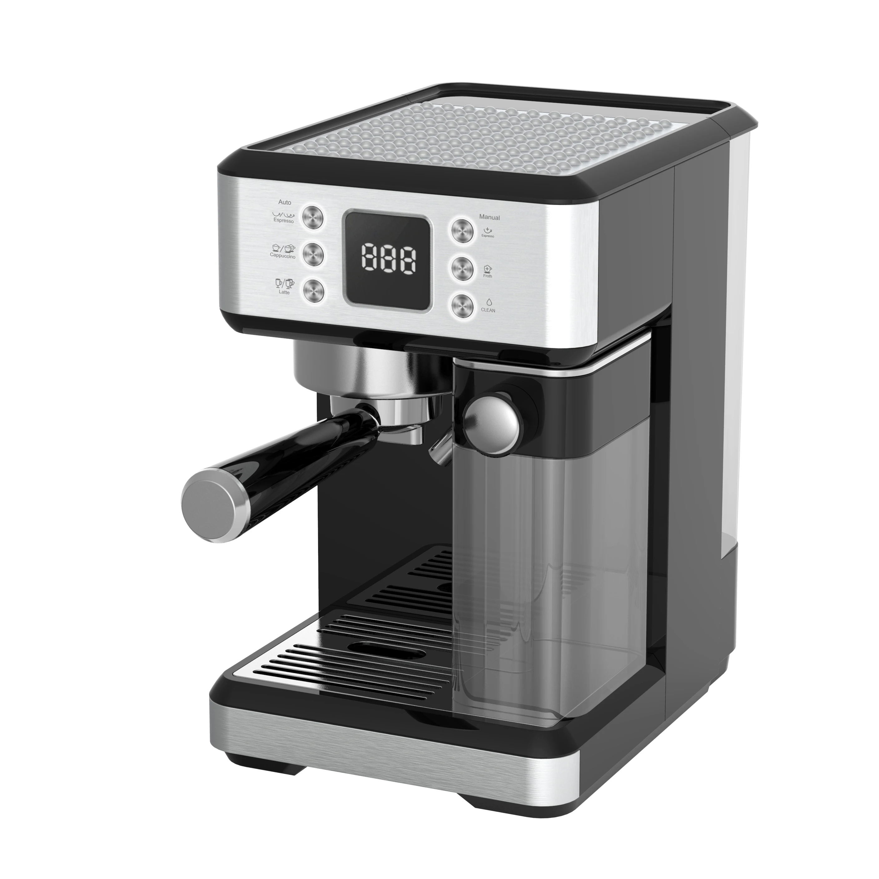 Factory Supply Commercial Touch Screen Electric Automatic Espresso Machine With Milk Flother