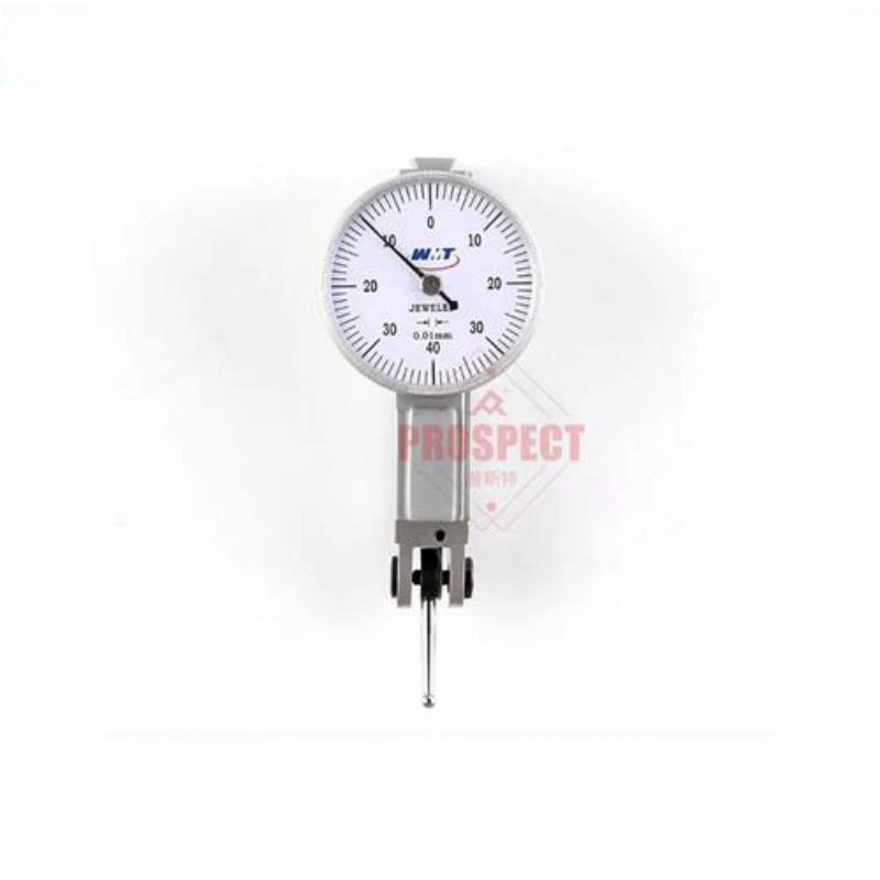 Weihai Measuring Tools Extended Probe Lever Dial Indicator 0-0.8*0.01(rod Length30/46mm)