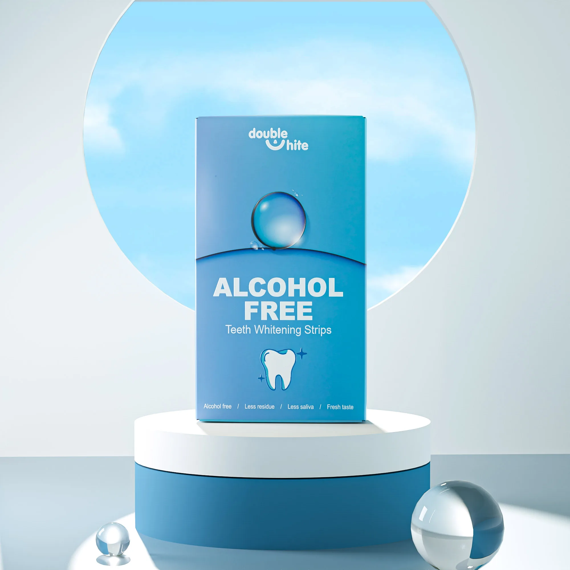 Tooth whitener strip oral care dental bleaching mouth fresher strips