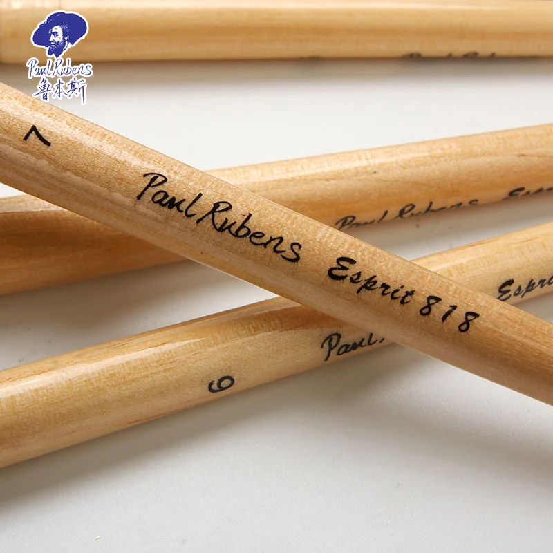 Paul Rubens акварель кисти ручка, ручка для краски, акриловые белки волос тимберленд желтого цвета эмалированный держатель для рукоделия для художника L818-7 #