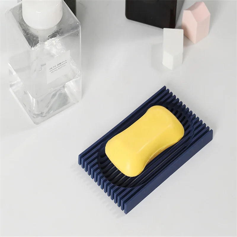 
H791 Multifunctional Soap Box Creative Storage Dish Holder For Home Rubber Drop Resistant Soap Dish 