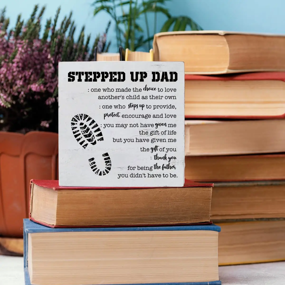 custom Birthday Gifts Fathers Day Christmas Desk Decor Wooden Box Sign decor wooden ornament christmas gifts