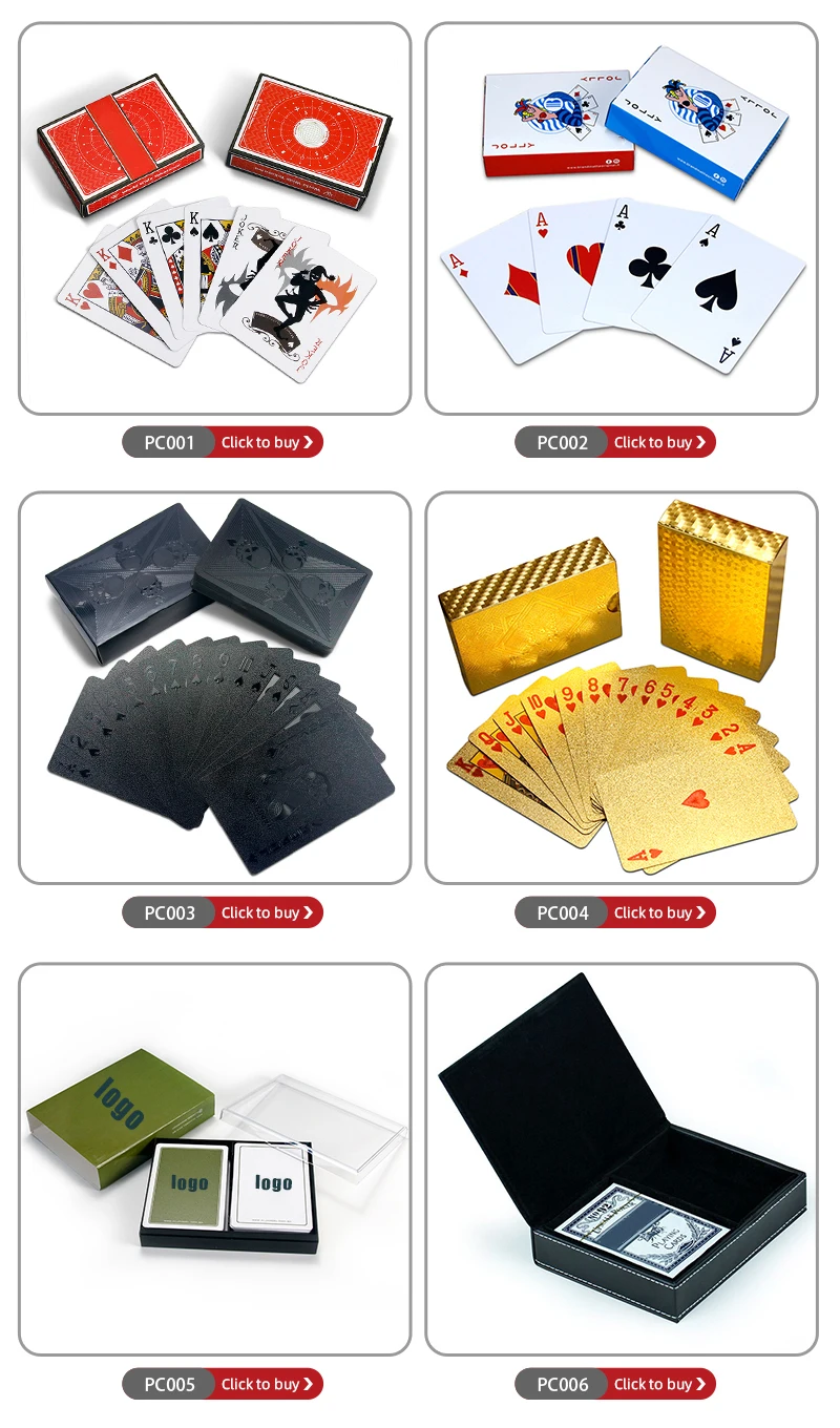 Design Your Own Anime Cartoon Playing Cards Gold Foil Poker Cards With Custom Logo