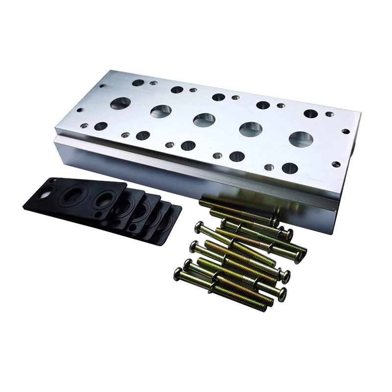 4V Series 100M/200M/300M/400M Pneumatic Manifold Solenoid Air Pilot Valves Aluminum