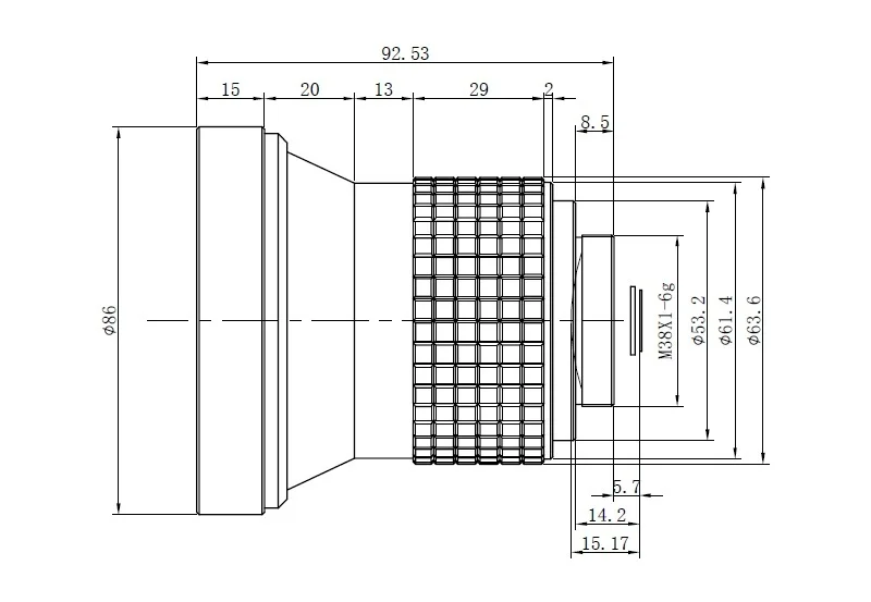 LWIR 75mmFL infrared lens  thermal imaging lens can be customized