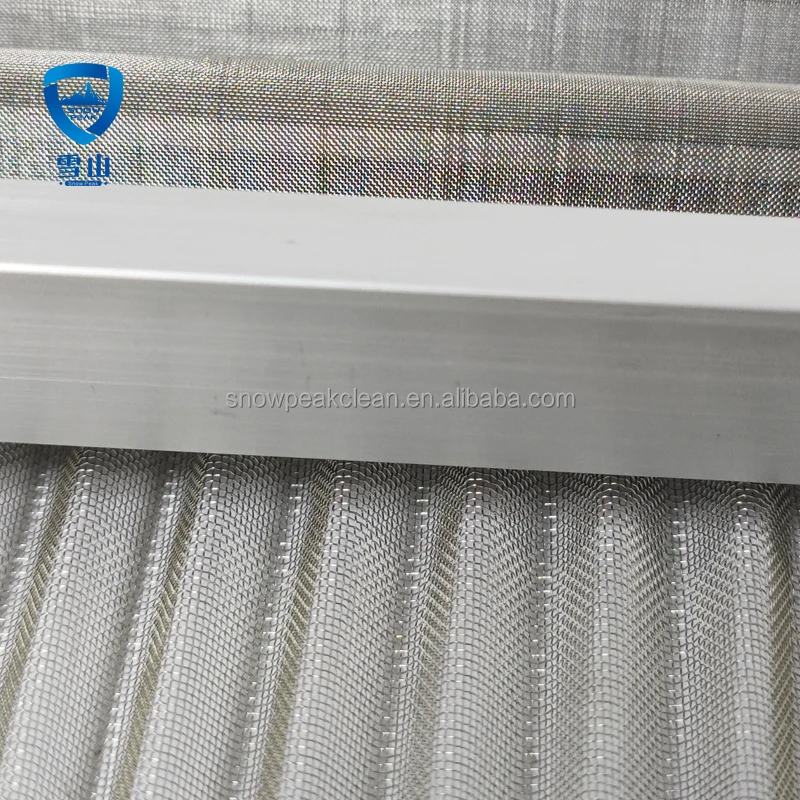 G2 G3 Merv8 Washable Metal Mesh Air Filter For HVAC Filter
