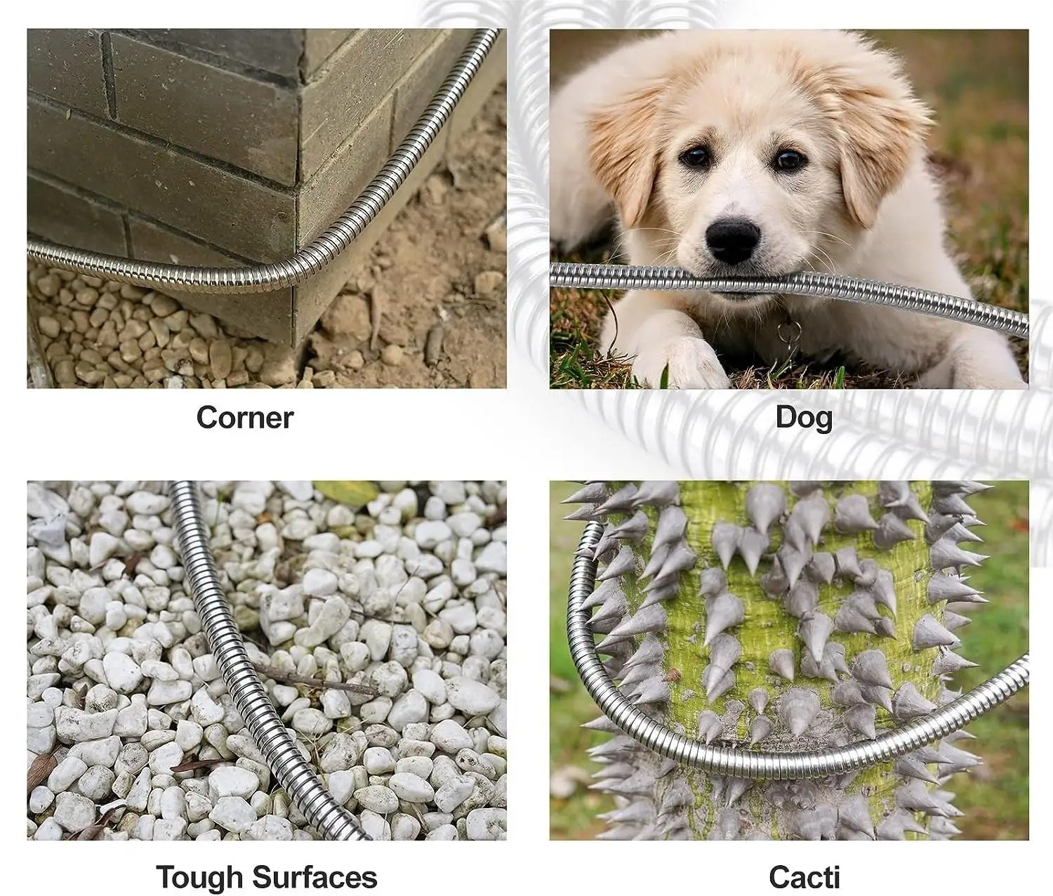 Home garden hose stainless steel retractable non-knotting hose car wash can be customized wholesale