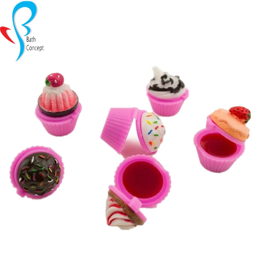 OEM ISO GMPC Factory Vegan Kid Cute Shape Fruit Sunscreen Lip Balm 2 in 1 Moustirzing Private Label Custom Logo Lip Balm