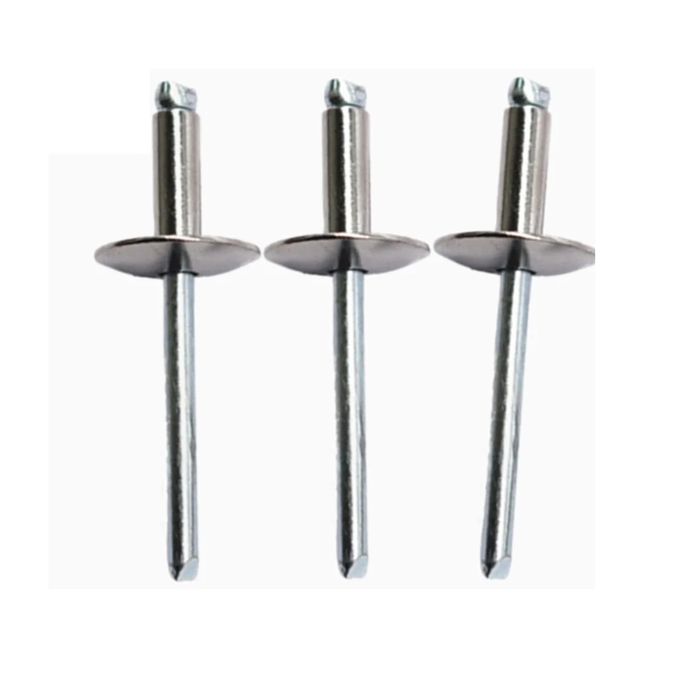 Open round head blind rivets Large brim of stainless steel aluminum blind rivet for automobile