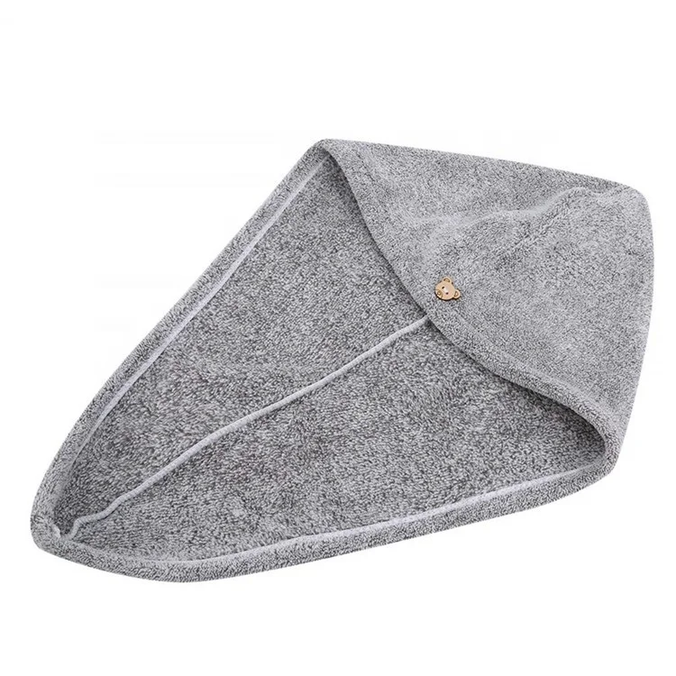
Natural Bamboo Wrap Quick Drying Ultra-Soft Absorbent Microfiber Towel For Hair For Bath Quick Dry Hair Towel 