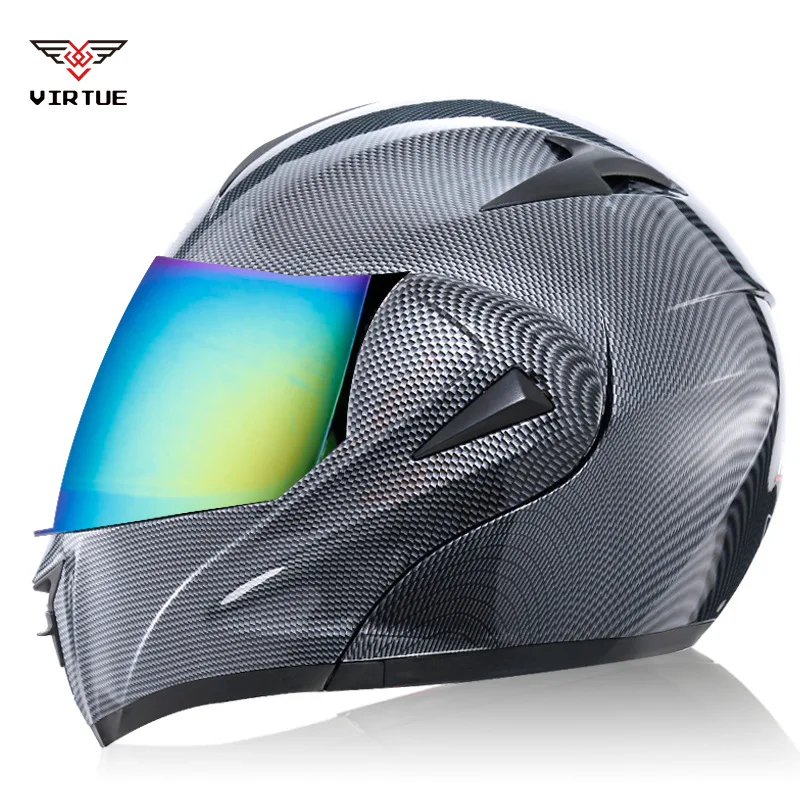hot sale custom DOT helmet men and women motorcycle double mirror cross-country helmets full face multi-color motorcycle helmets