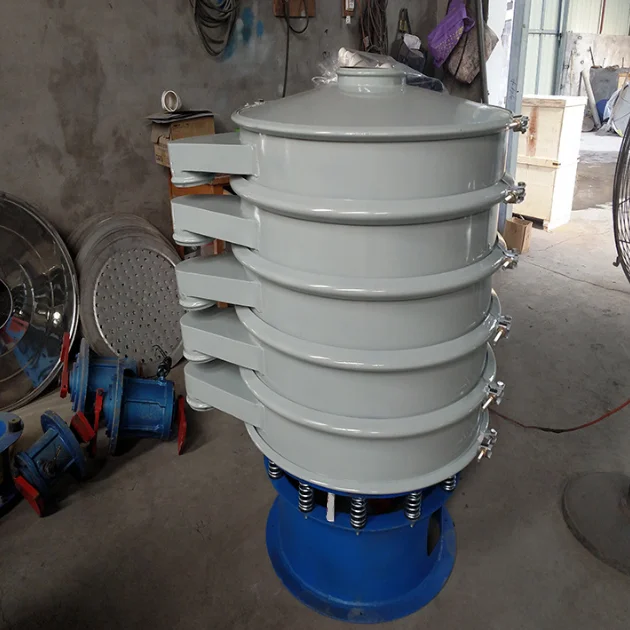 Food Grade Black Pepper Milk Powder Pollen Circular Ultrasonic Vibrator Vibrating Screen Sieve For Sifting Matcha Tea