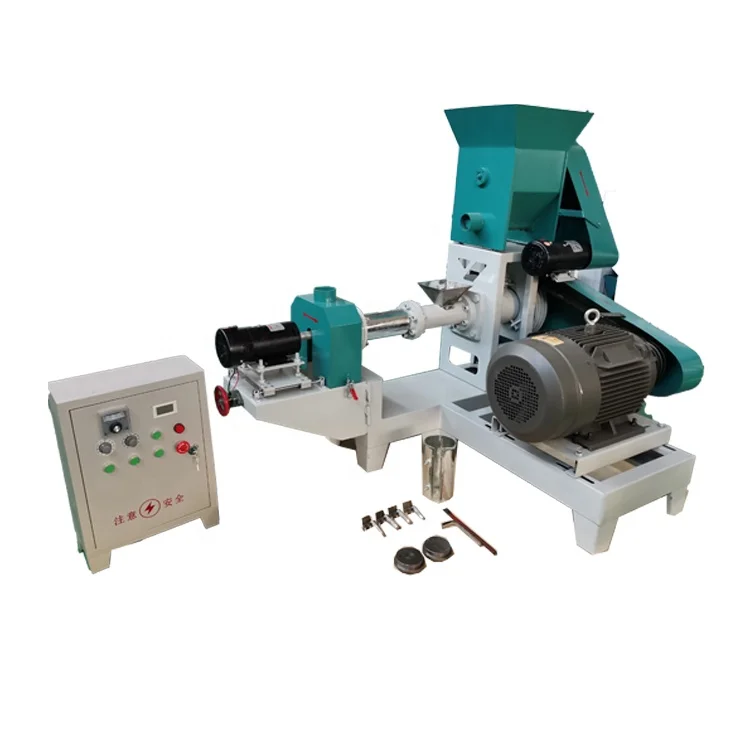 Wheat flour floating fish feed extruder machine