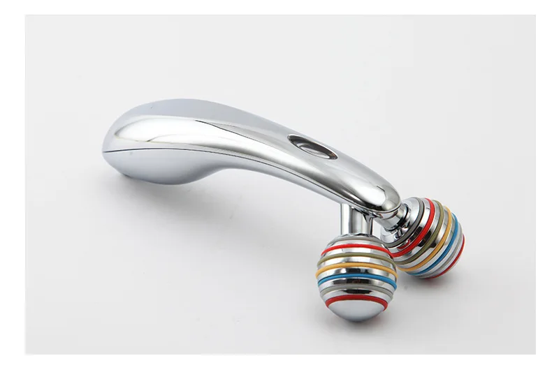 kakusan face yoga tools Y shape micro current eye massage roller ball