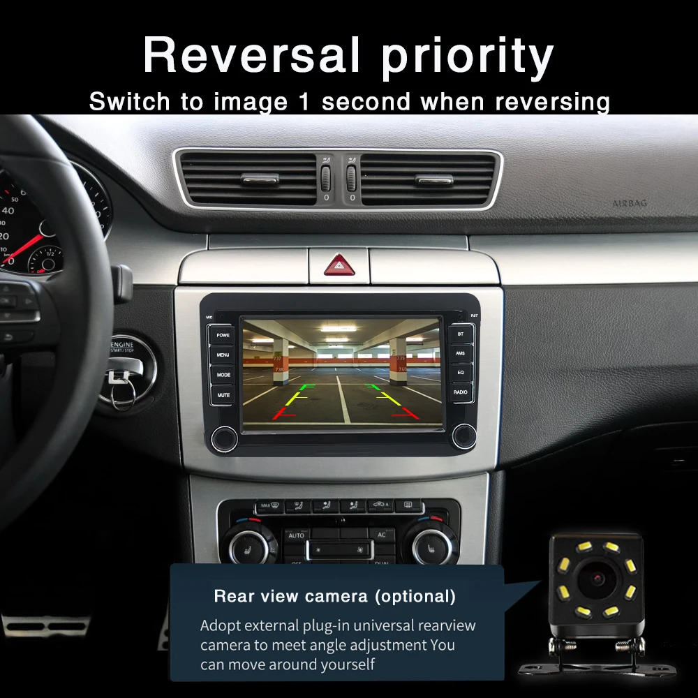 7 inch HD Touch Screen Car GPS Navigator Car Radio DVD Player GPS Navigation Universal GPS Navigator with Carplay for VW