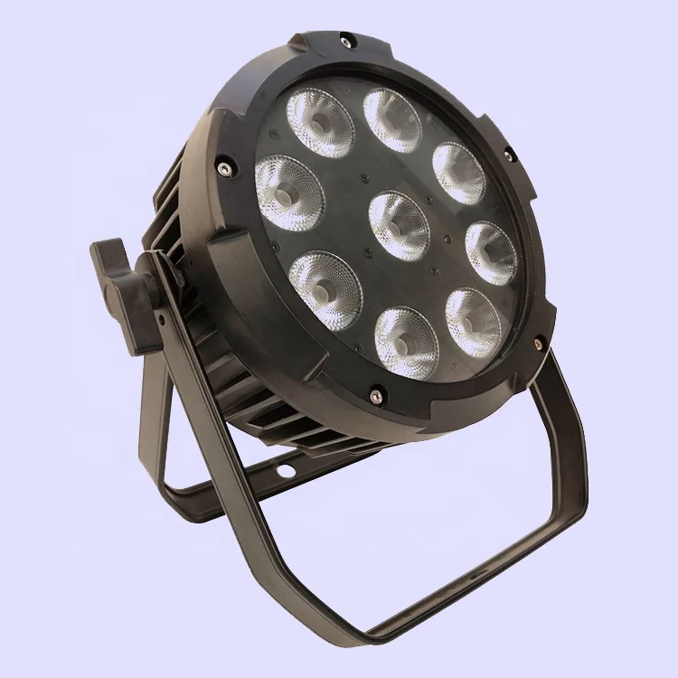 Outdoor IP65 Waterproof Slim Flat Wash Uplight WIFI APP 9 x 18Watt 9*18 Watt 9pcs 18W RGBWA+UV 6IN1 LED Wireless Battery Par