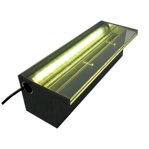 30mm short lip indoor LED garden acrylic sheer descent swimming pool wall waterfall