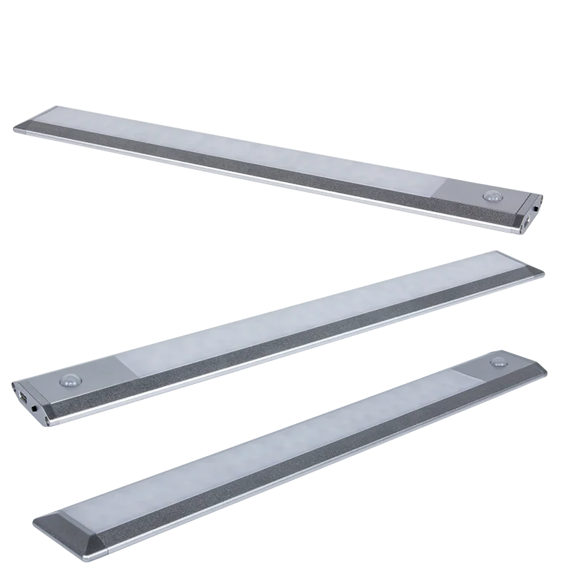 Светодиодная лампа с пассивным ИК датчиком движения, освещение для шкафа с питанием от аккумулятора и Usb, Amazon, 2 Вт