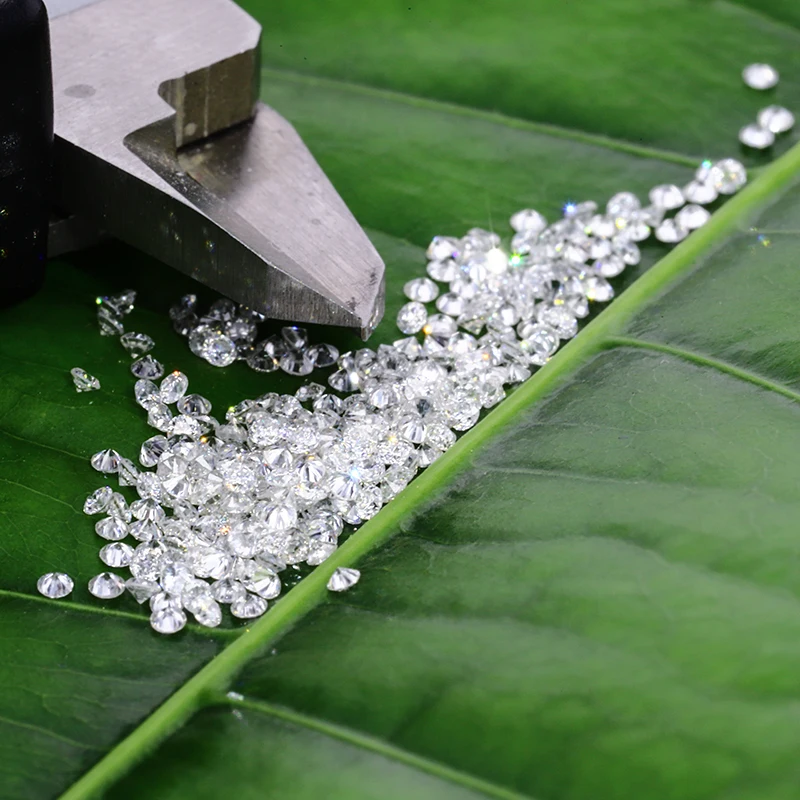 starsgem 0.06CT Loose diamond 2.4MM TO 2.5MM E F VS LAB GROWN Diamond BRILLIANT HPHT CVD