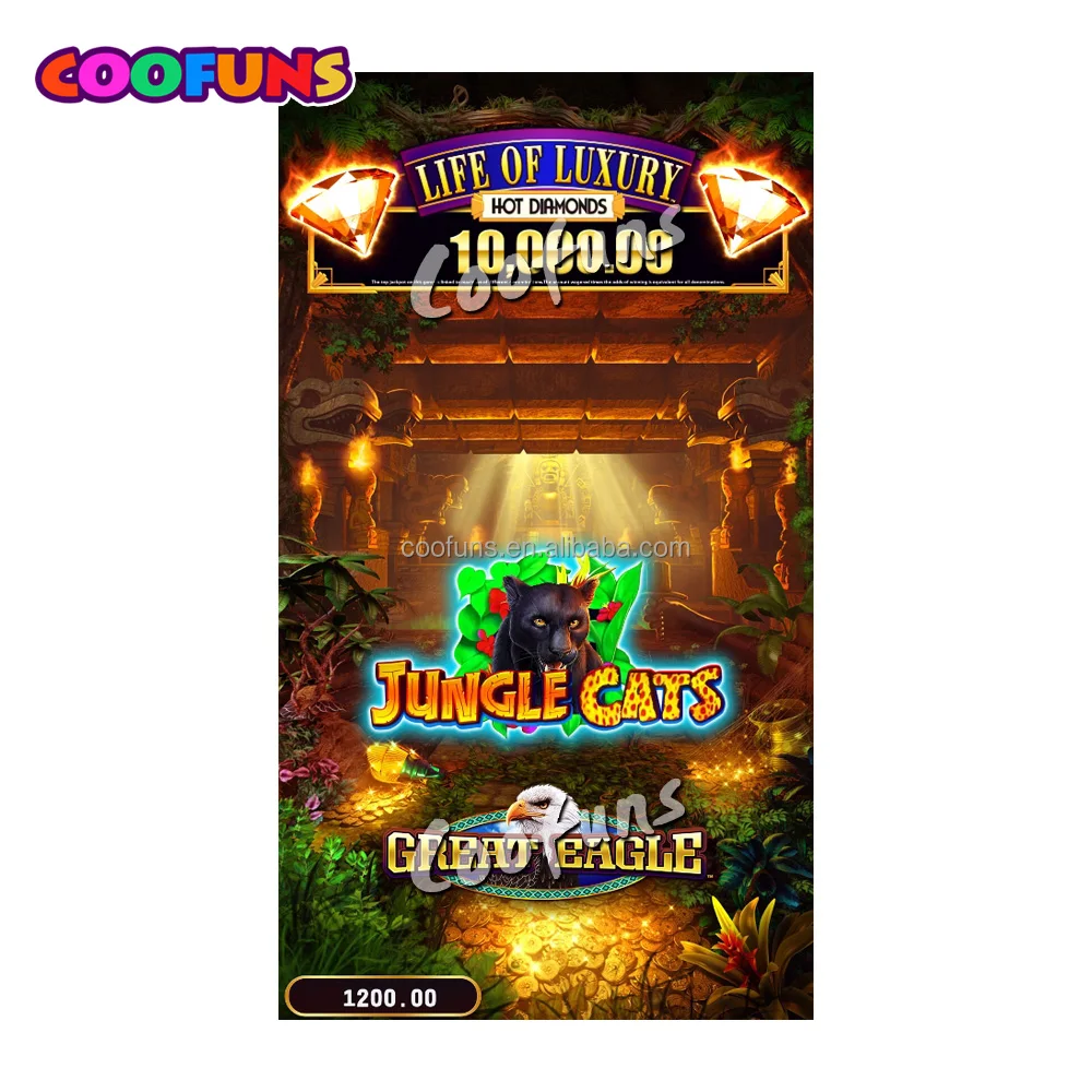 Hot Selling Game PCB Life of Luxury Hot Diamond 2 IN 1 Multi Game Board for 43 inch Skill Game