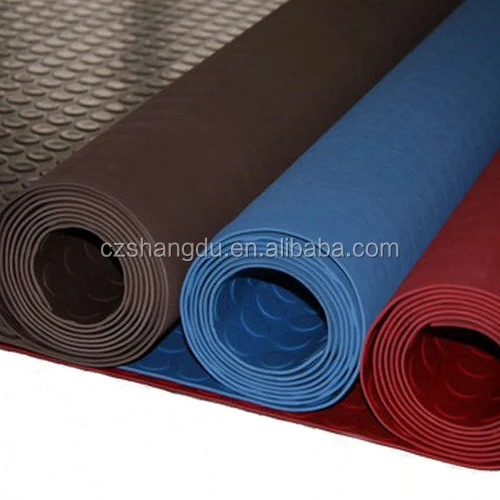 PVC rubber sheet rubber flooring in roll rubber mat